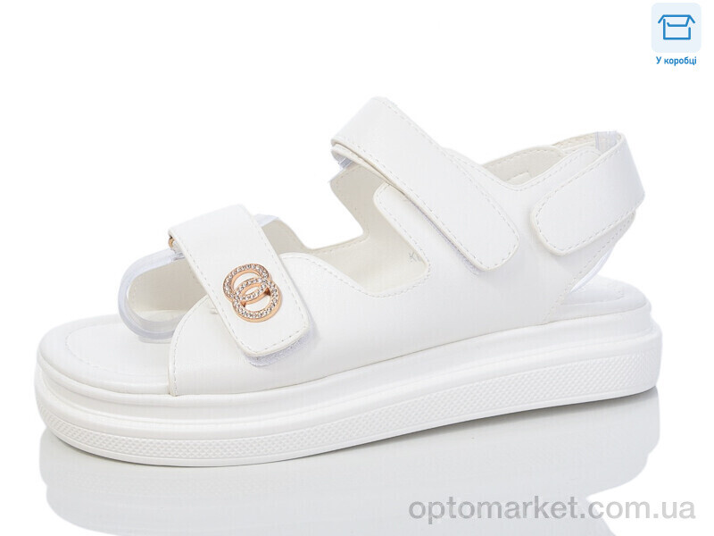 Купить Босоніжки жіночі K63-2 Golden beach білий, фото 1
