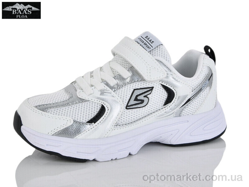 Купить Кросівки дитячі K6463-4 Baas білий, фото 1