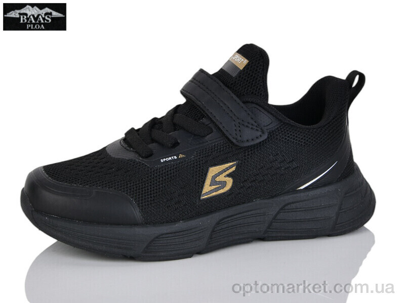 Купить Кросівки дитячі K6543-1 Baas чорний, фото 1