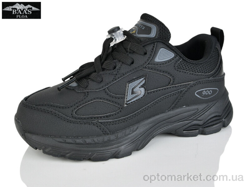 Купить Кросівки дитячі K6576-1 Baas чорний, фото 1