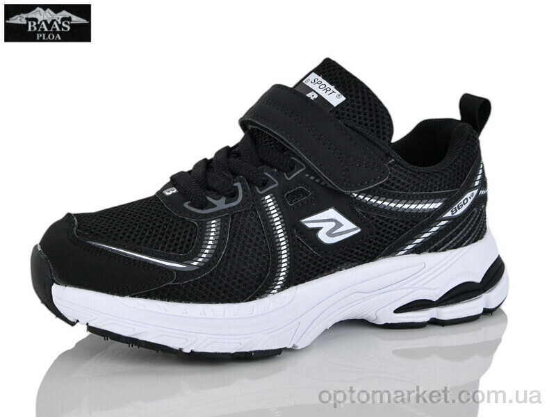 Купить Кросівки дитячі K6587-1 Baas чорний, фото 1