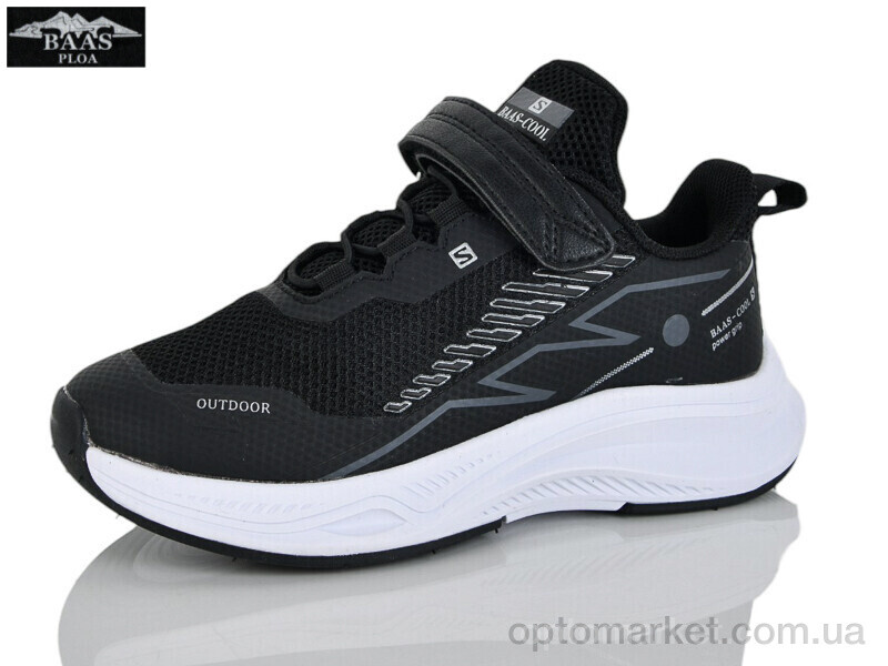 Купить Кросівки дитячі K6593-1 Baas чорний, фото 1