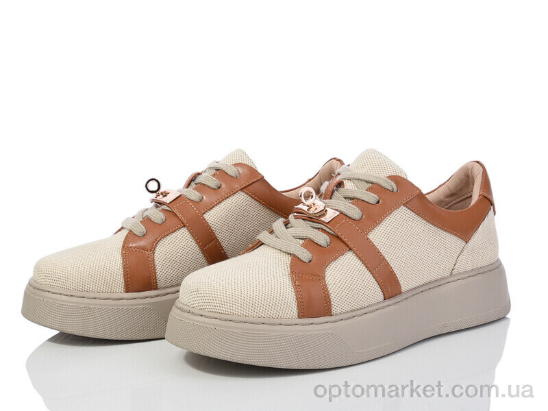 Купить Кросівки жіночі K69-18 Lino Marano бежевий, фото 1