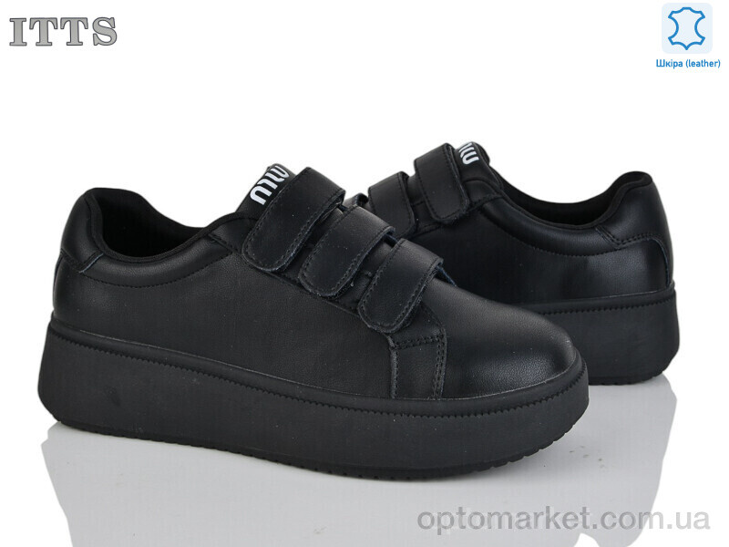 Купить Кросівки жіночі K691-1 ITTS чорний, фото 1