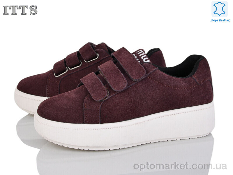 Купить Кросівки жіночі K691-E ITTS бордовий, фото 1