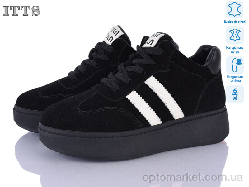 Купить Кросівки жіночі K705-5 ITTS чорний, фото 1