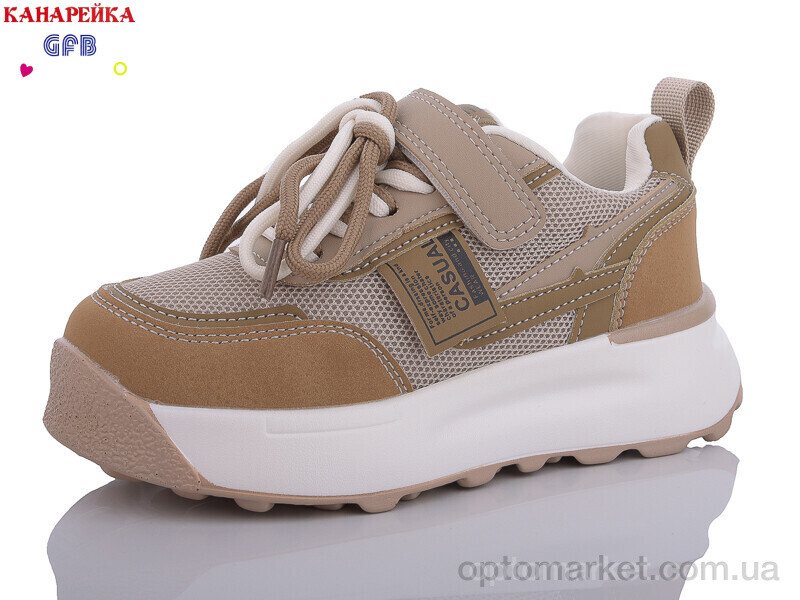 Купить Кросівки дитячі K7593-4 GFB-Канарейка коричневий, фото 1