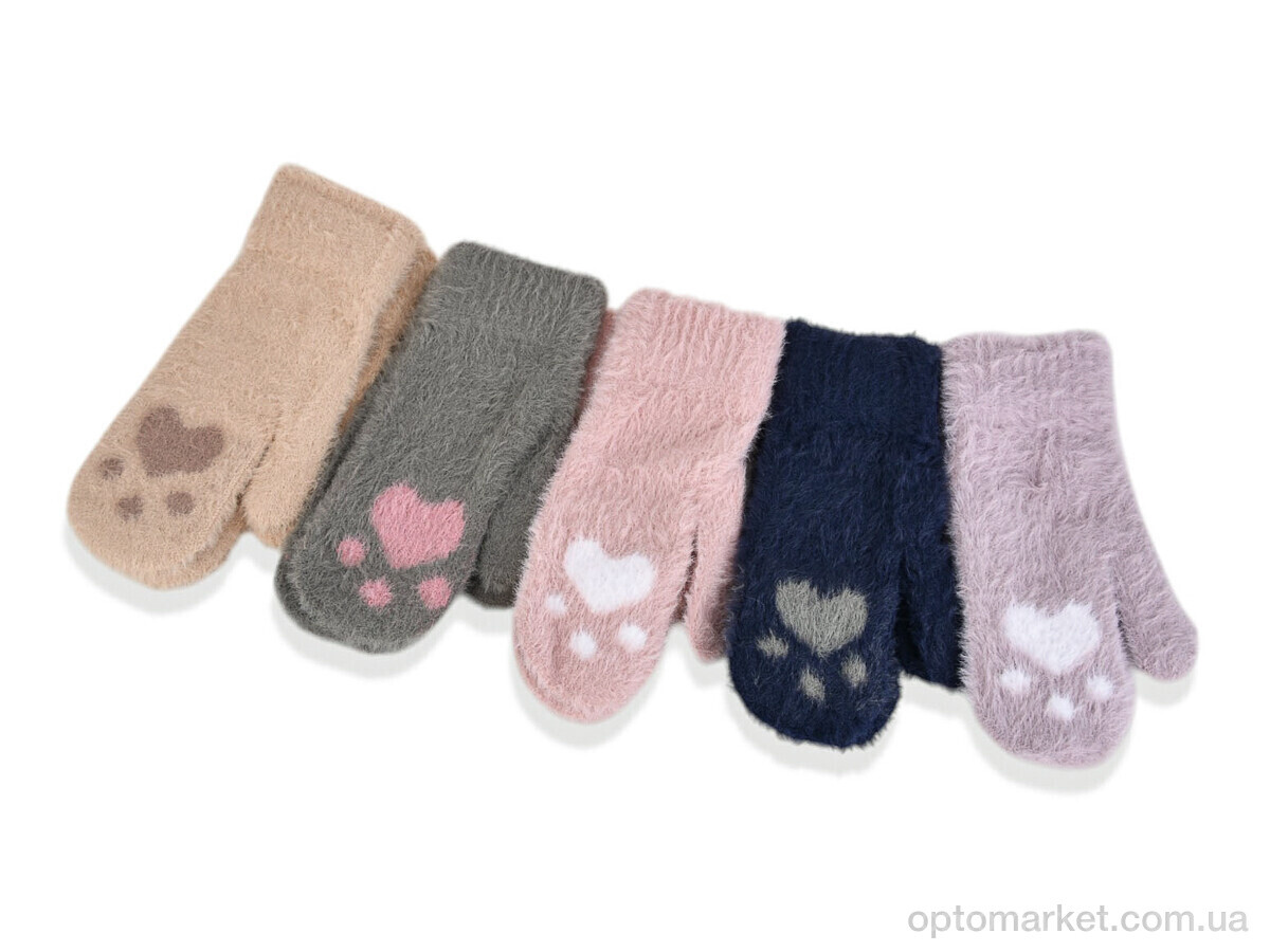 Купить Рукавиці жіночі K9 (норка) mix Shuyan мікс, фото 1