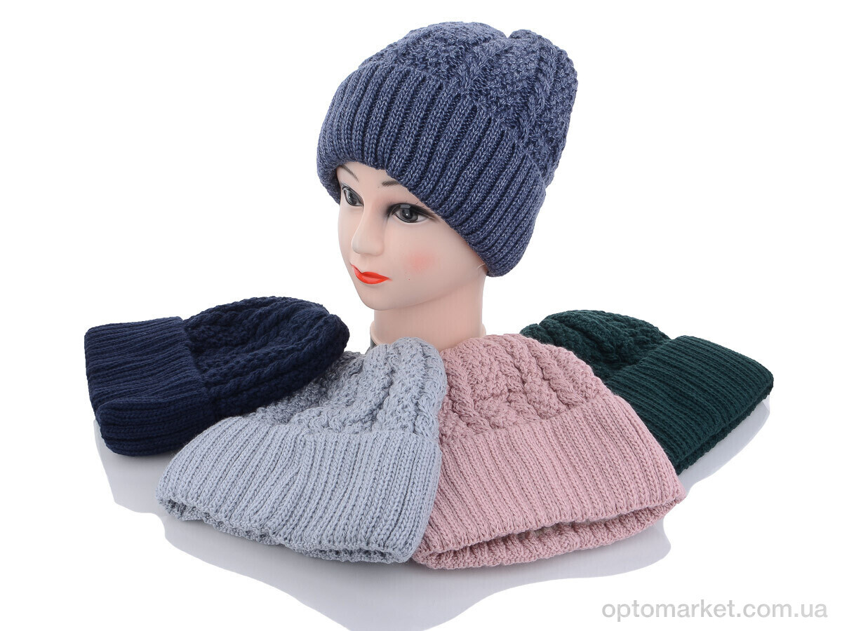 Купить Шапка жіночі KA162-2 mix флис Red Hat мікс, фото 1