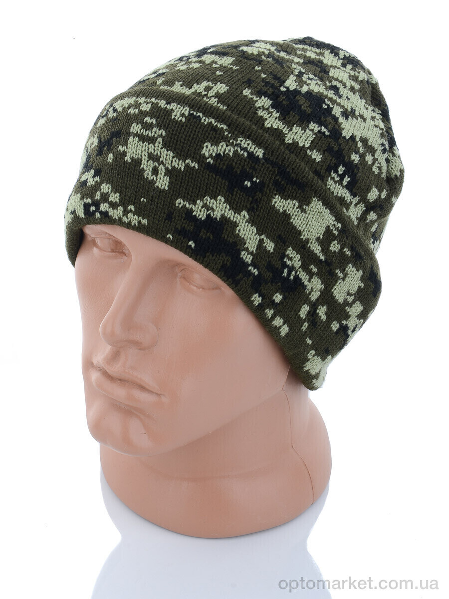 Купить Шапка чоловічі KA166 флис Red Hat хакі, фото 1