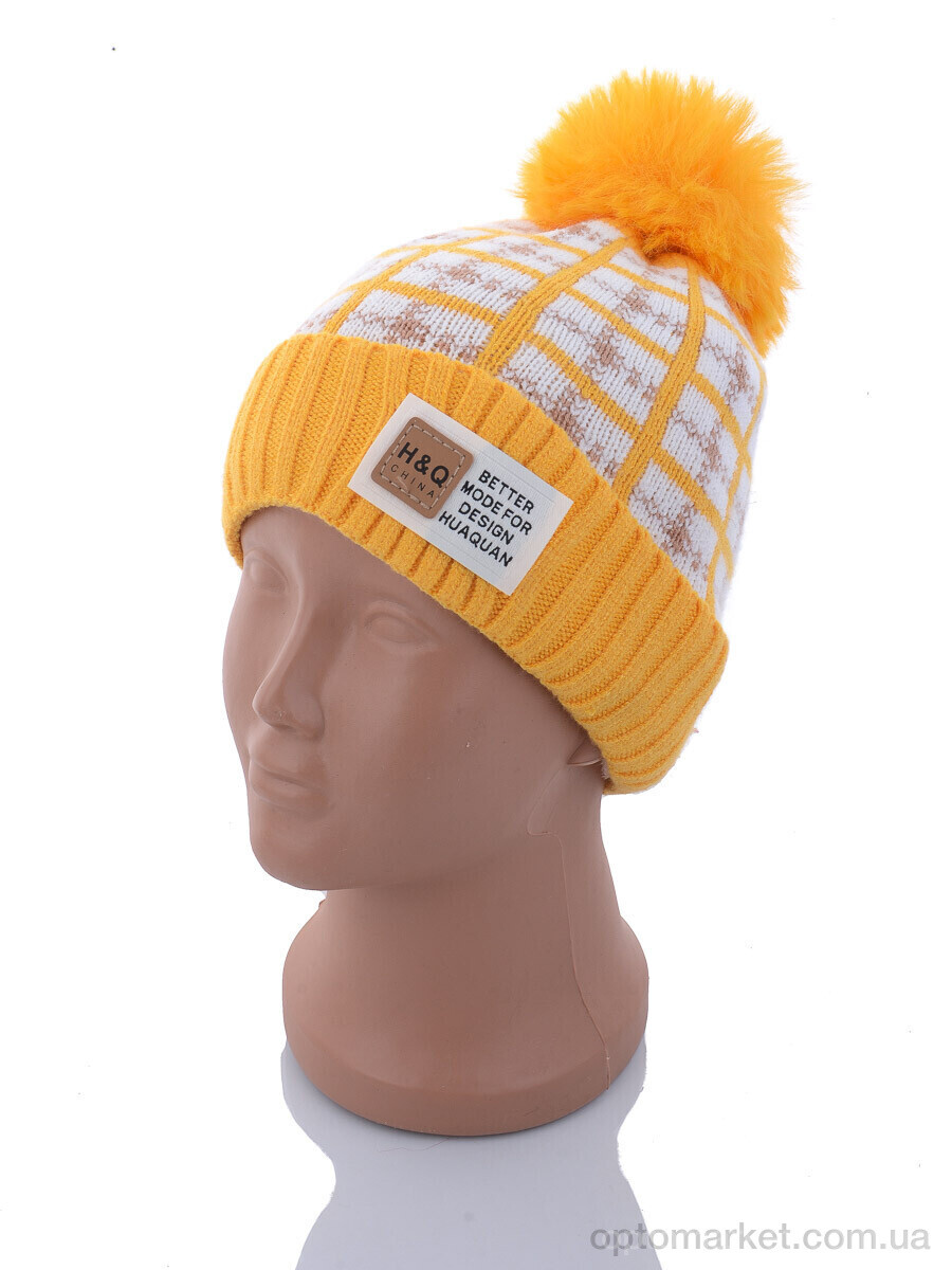 Купить Шапка дитячі KA180-5 yellow травка Red Hat жовтий, фото 1