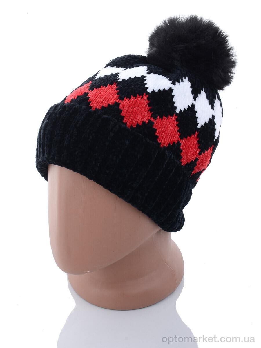 Купить Шапка дитячі KA182-5 black травка Red Hat чорний, фото 1