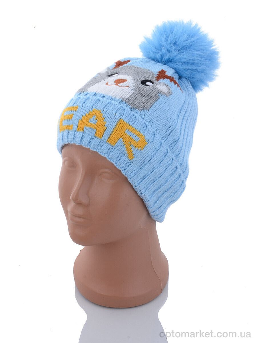 Купить Шапка дитячі KA183-2 l.blue травка Red Hat блакитний, фото 1