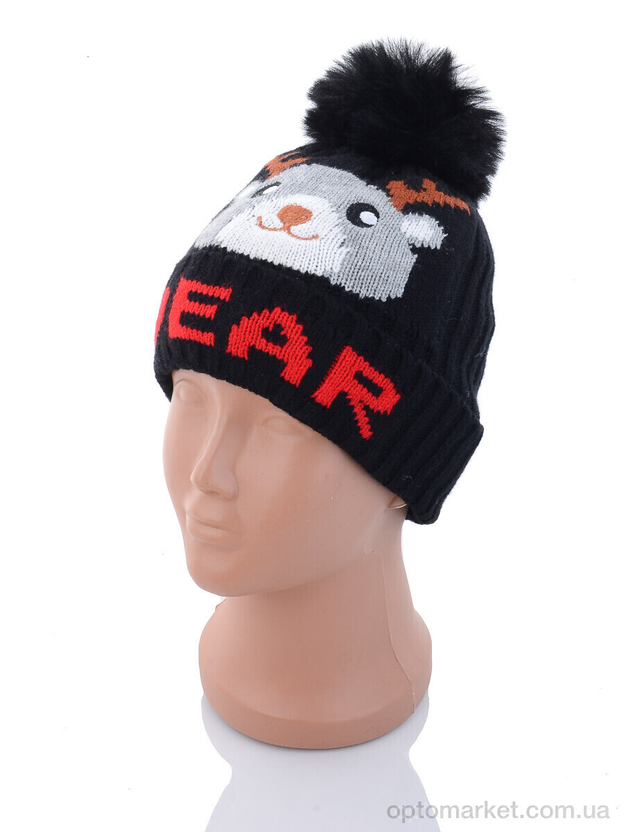 Купить Шапка дитячі KA183-3 black травка Red Hat чорний, фото 1