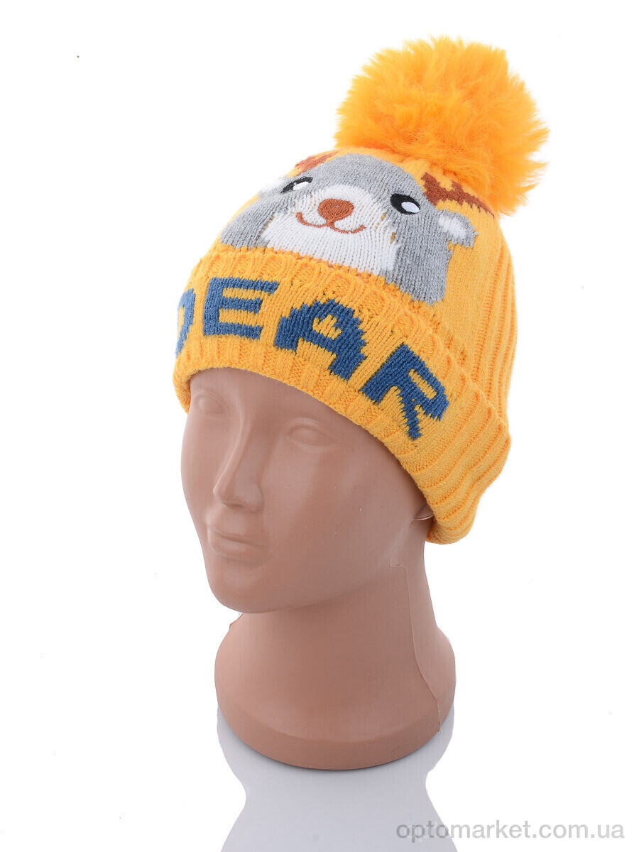Купить Шапка дитячі KA183-4 yellow травка Red Hat жовтий, фото 1