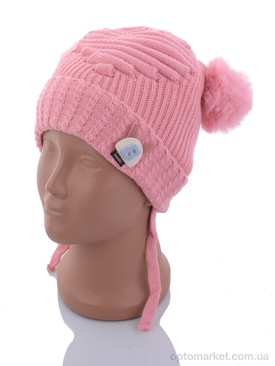 Купить Шапка дитячі KA184-2 pink травка Red Hat рожевий, фото 1