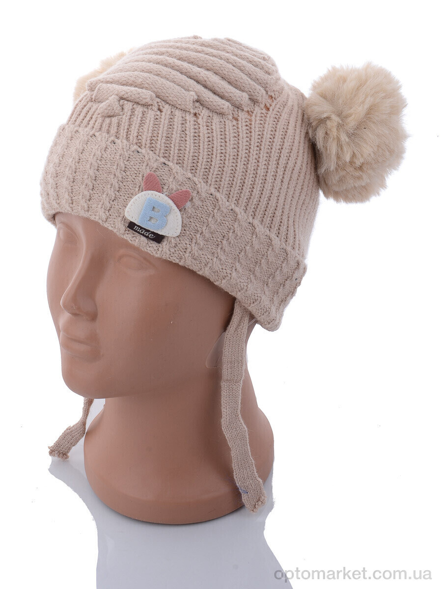 Купить Шапка дитячі KA184-7 beige травка Red Hat бежевий, фото 1