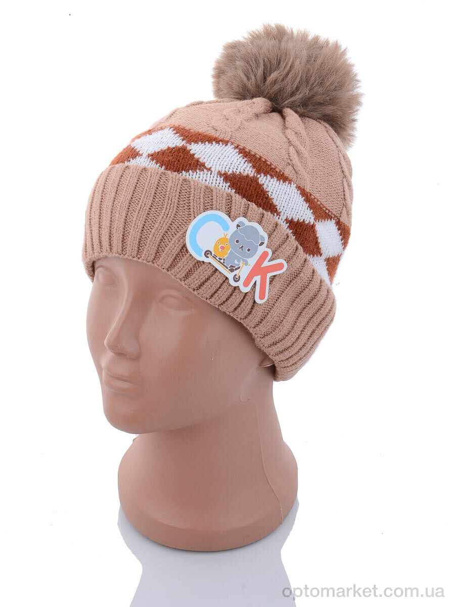 Купить Шапка дитячі KA185-2 beige травка Red Hat бежевий, фото 1