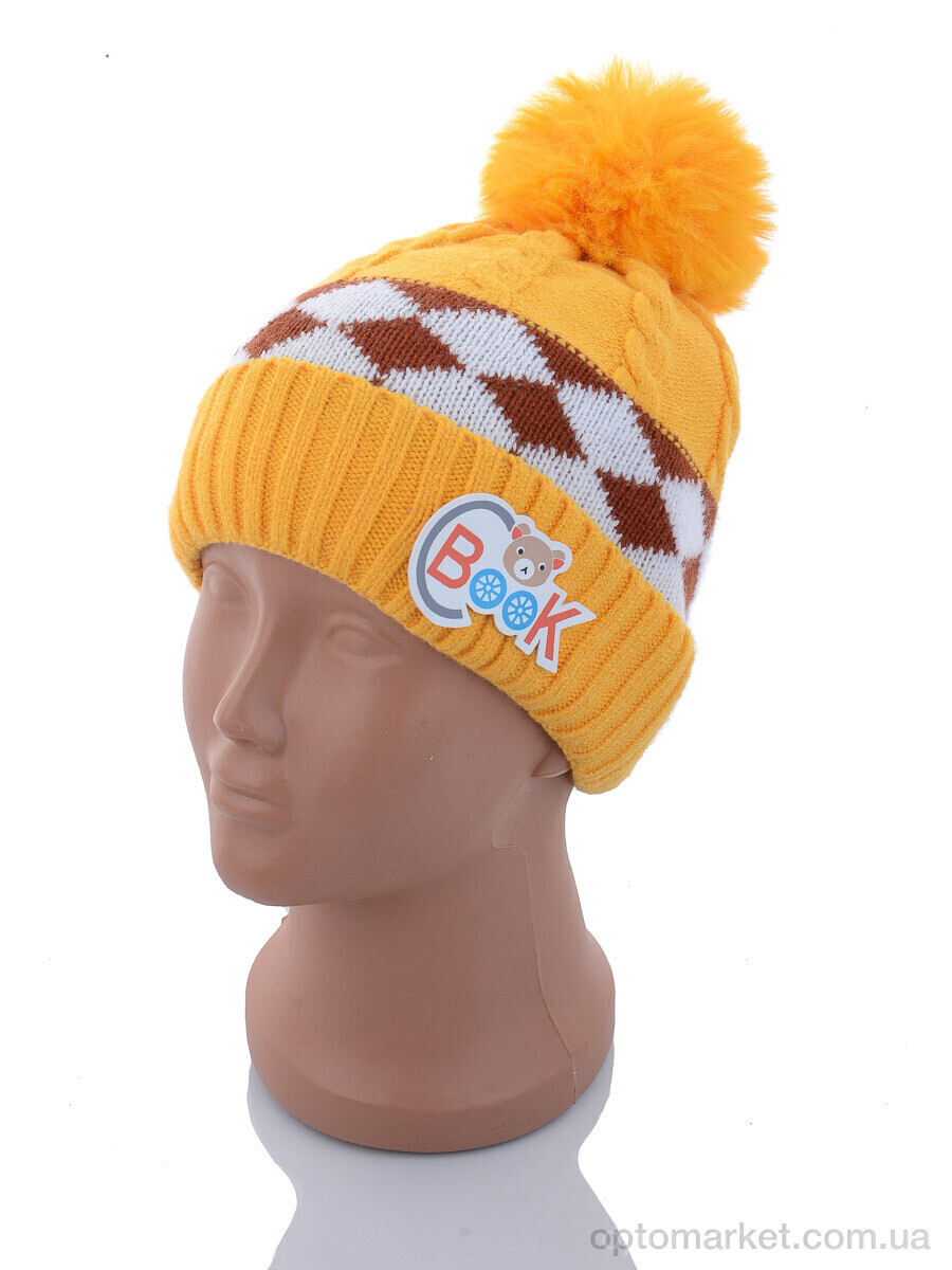 Купить Шапка дитячі KA185-3 yellow травка Red Hat жовтий, фото 1