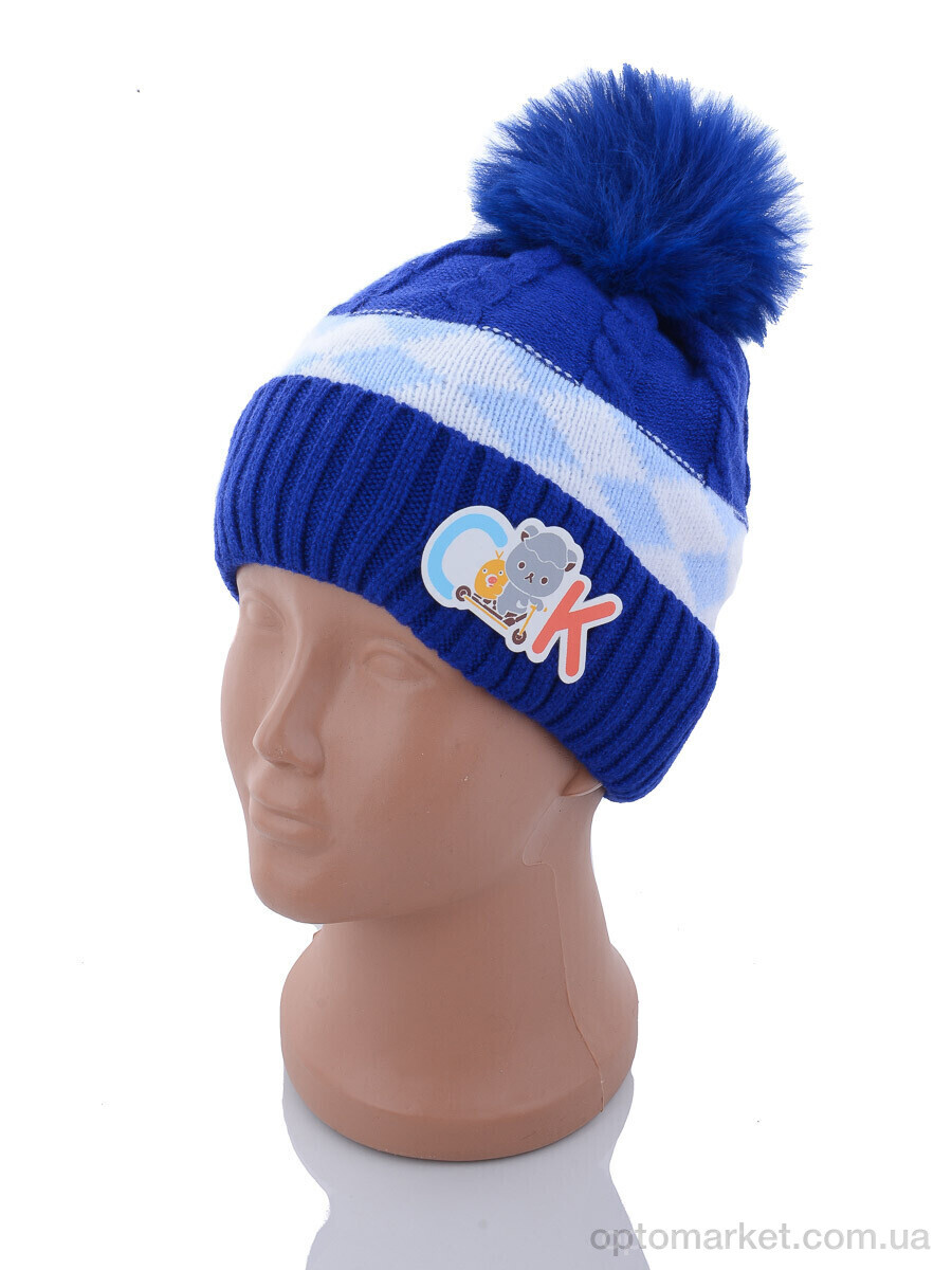 Купить Шапка дитячі KA185-5 blue травка Red Hat синій, фото 1