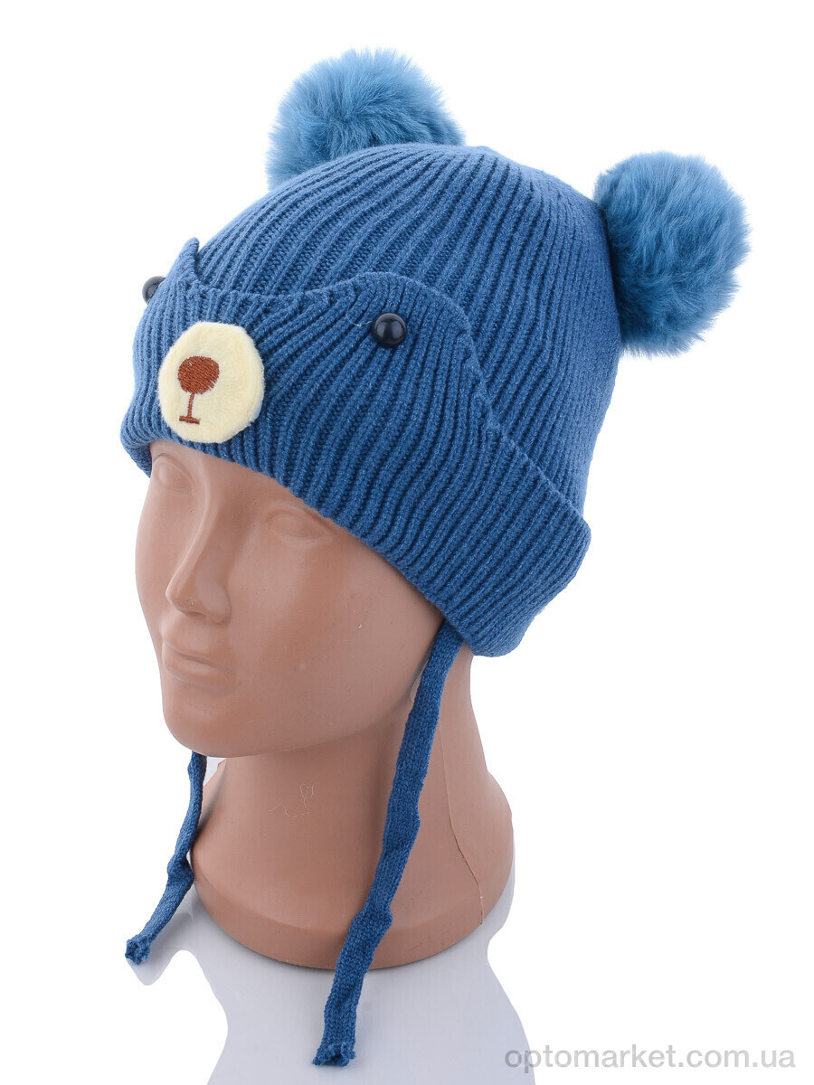 Купить Шапка дитячі KA186-2 blue травка Red Hat синій, фото 1