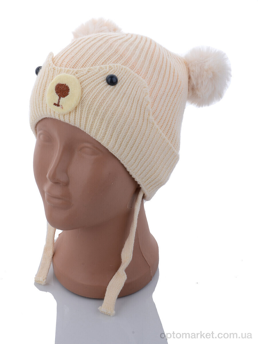 Купить Шапка дитячі KA186-6 beige травка Red Hat бежевий, фото 1