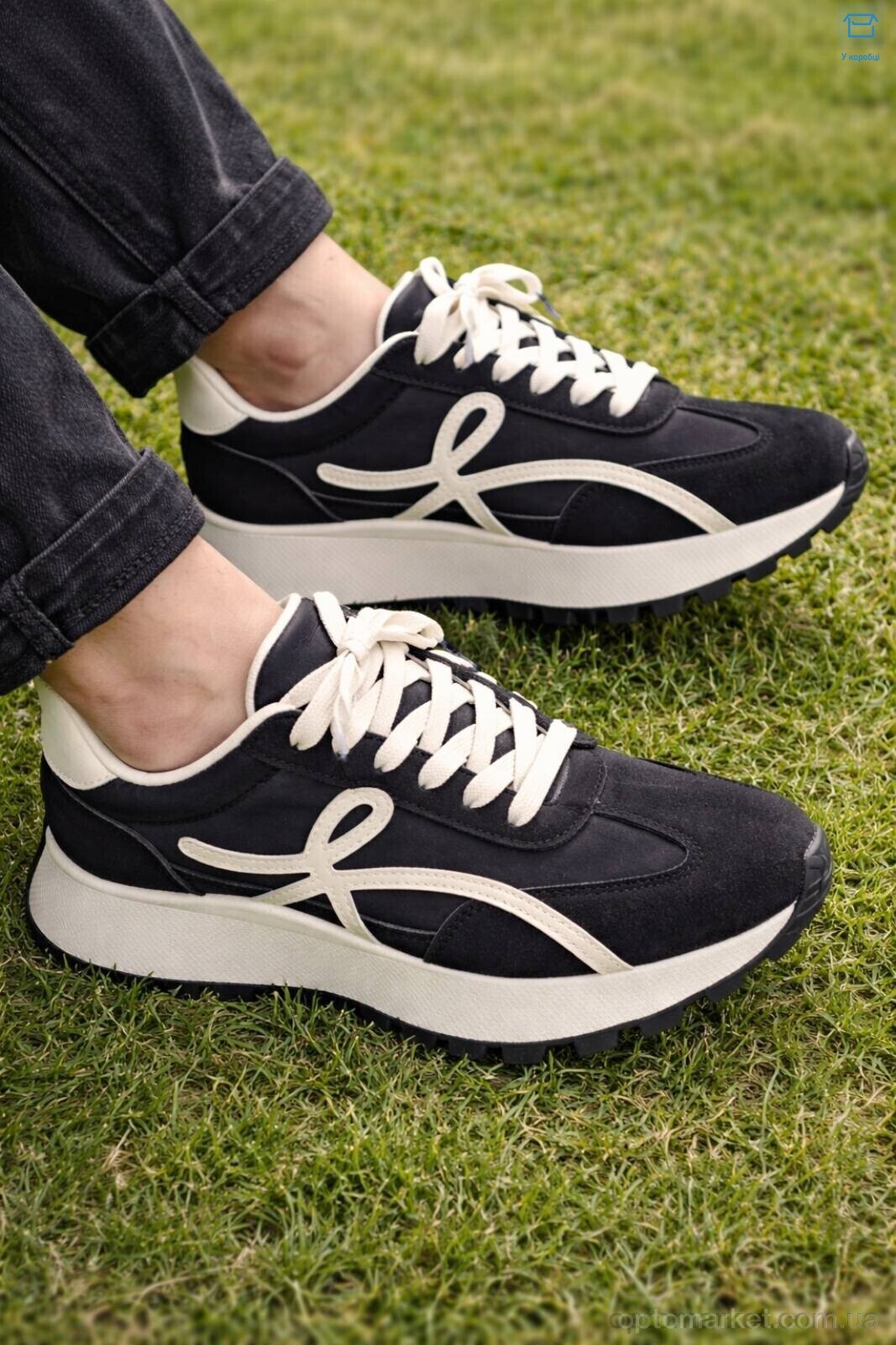 Купить Кросівки жіночі KA2009-1 Horoso чорний, фото 2