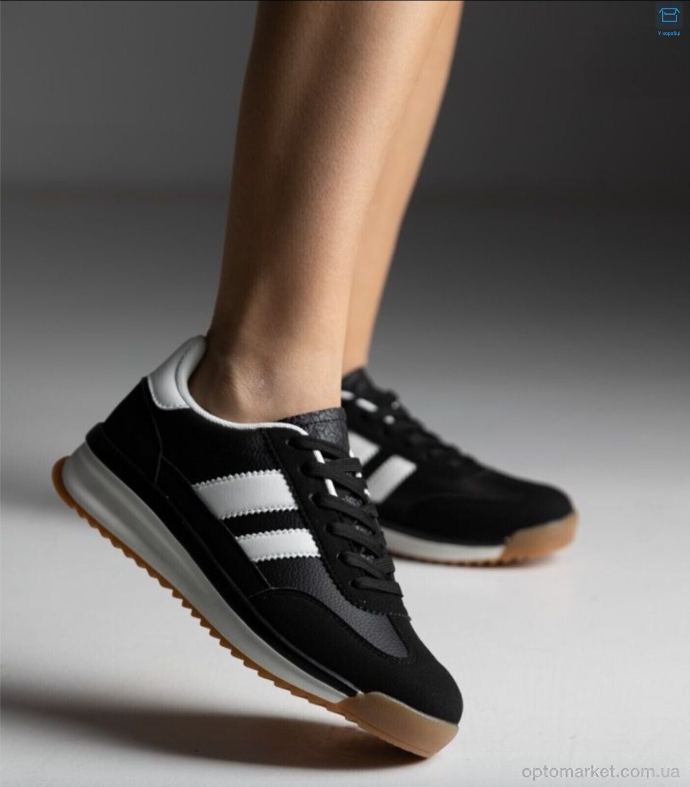 Купить Кросівки жіночі KA2010-1 Horoso чорний, фото 2