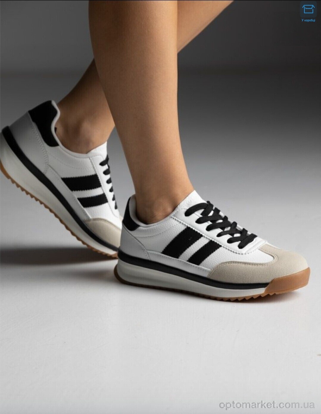 Купить Кросівки жіночі KA2010-2 Horoso білий, фото 2