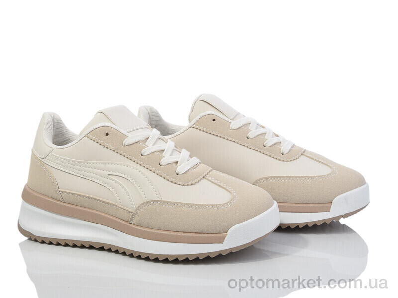 Купить Кросівки жіночі KA29-3 Kaker бежевий, фото 1