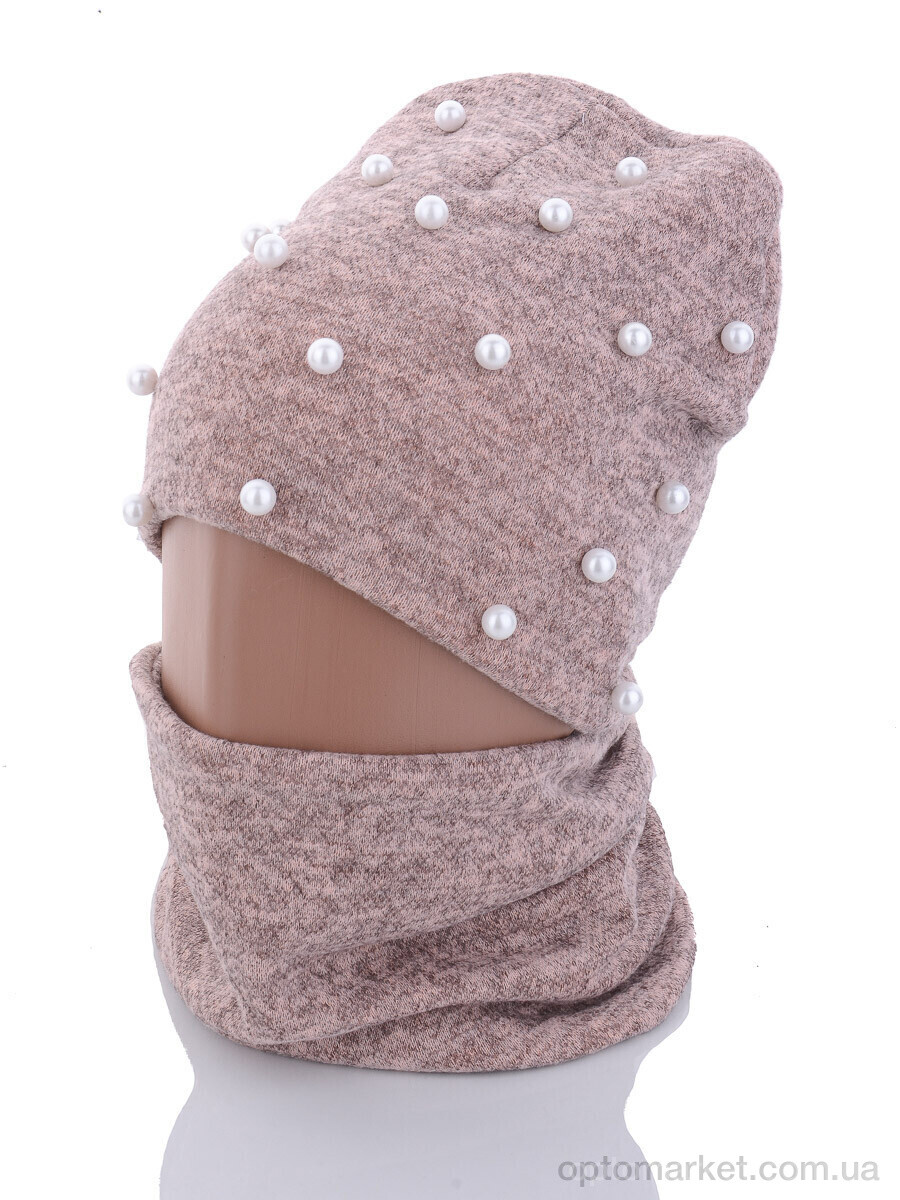 Купить Шапка жіночі KA306 комплект pink фліс Red Hat рожевий, фото 1