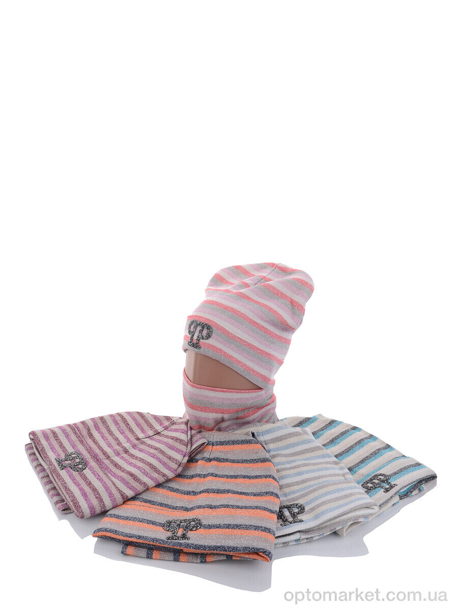 Купить Шапка жіночі KA324 комплект mix фліс P.ilipp Plein мікс, фото 2