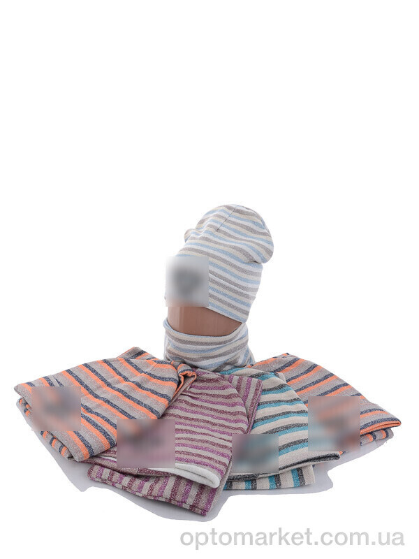 Купить Шапка жіночі KA346 комплект mix фліс P.ilipp Plein мікс, фото 1