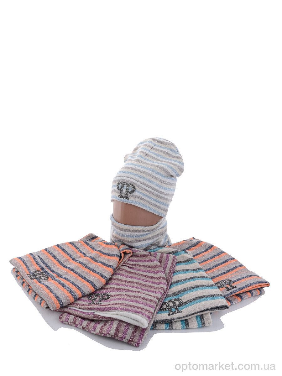 Купить Шапка жіночі KA346 комплект mix фліс P.ilipp Plein мікс, фото 2