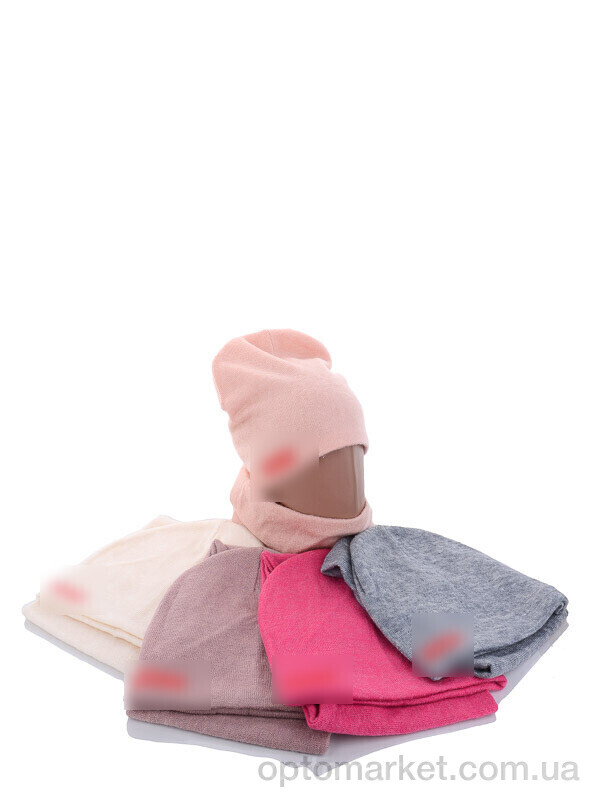 Купить Шапка жіночі KA347 комплект mix фліс S.preme мікс, фото 1