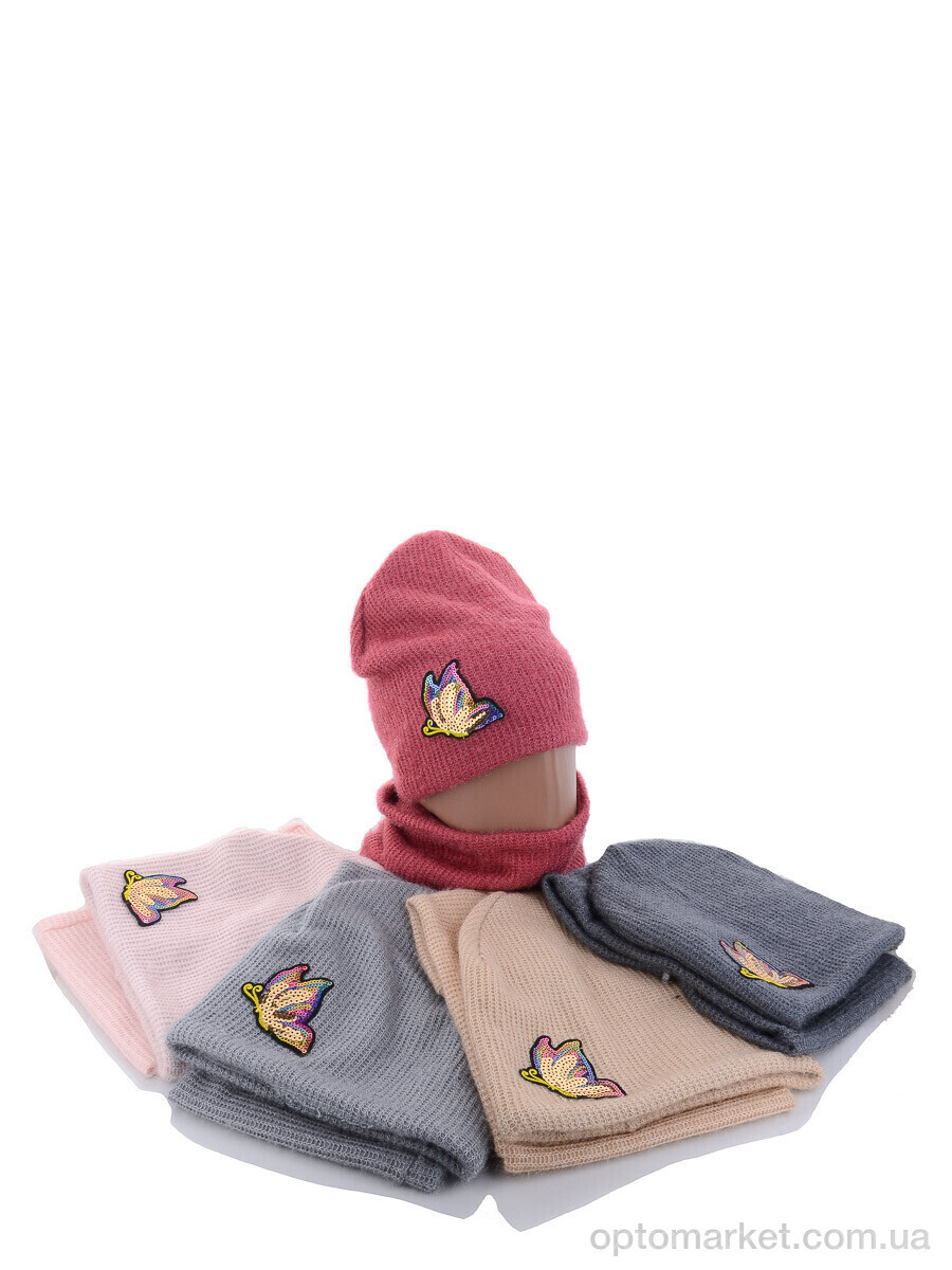 Купить Шапка жіночі KA354 комплект mix Red Hat мікс, фото 1