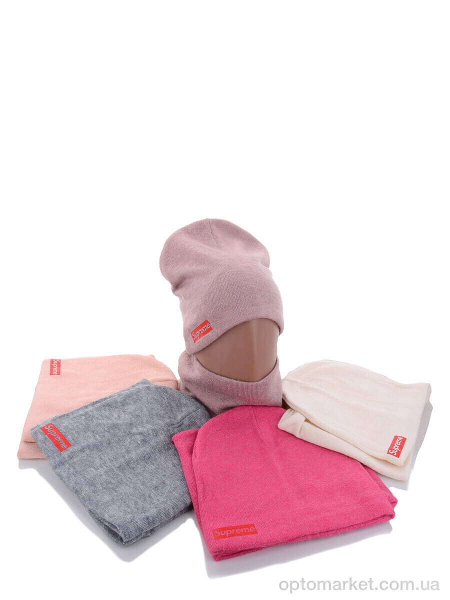Купить Шапка жіночі KA362 комплект mix S.preme мікс, фото 2