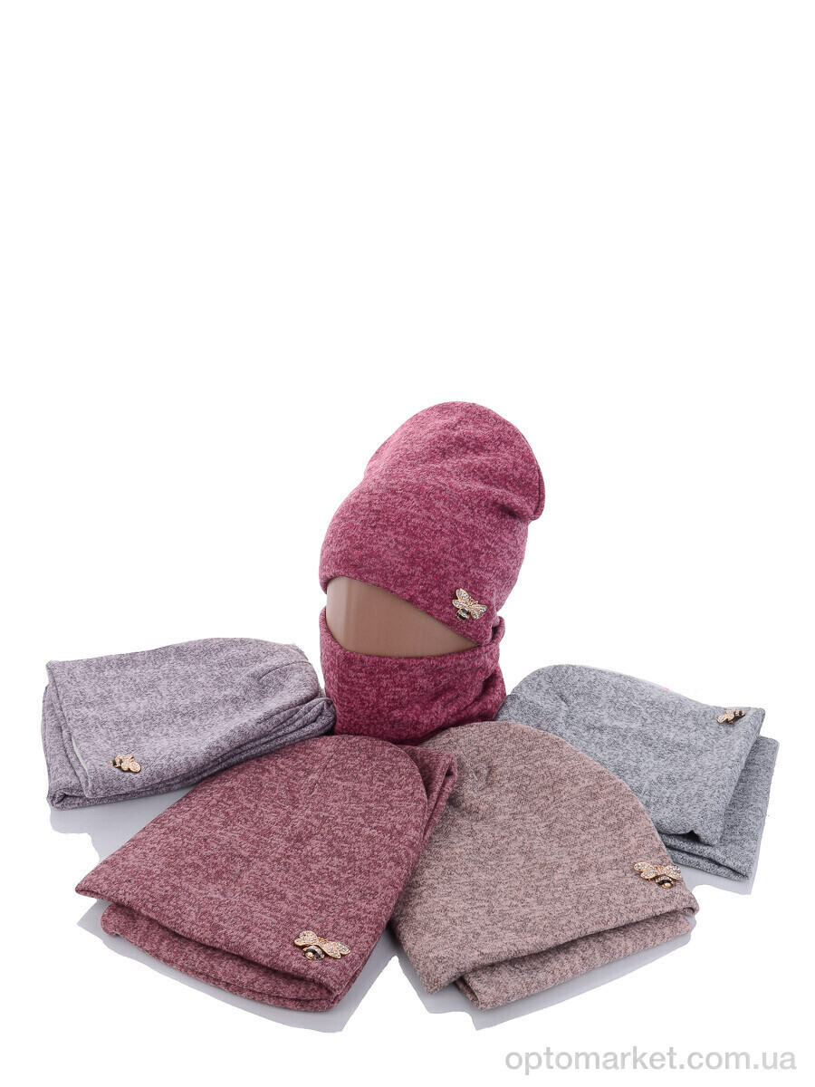 Купить Шапка жіночі KA363 комплект mix Red Hat мікс, фото 1