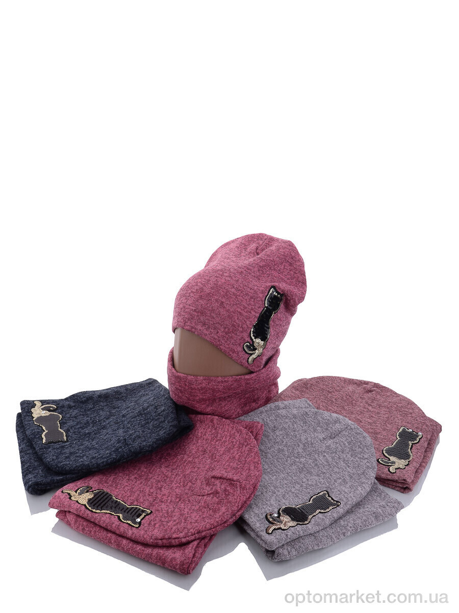 Купить Шапка жіночі KA369 комплект mix Red Hat мікс, фото 1