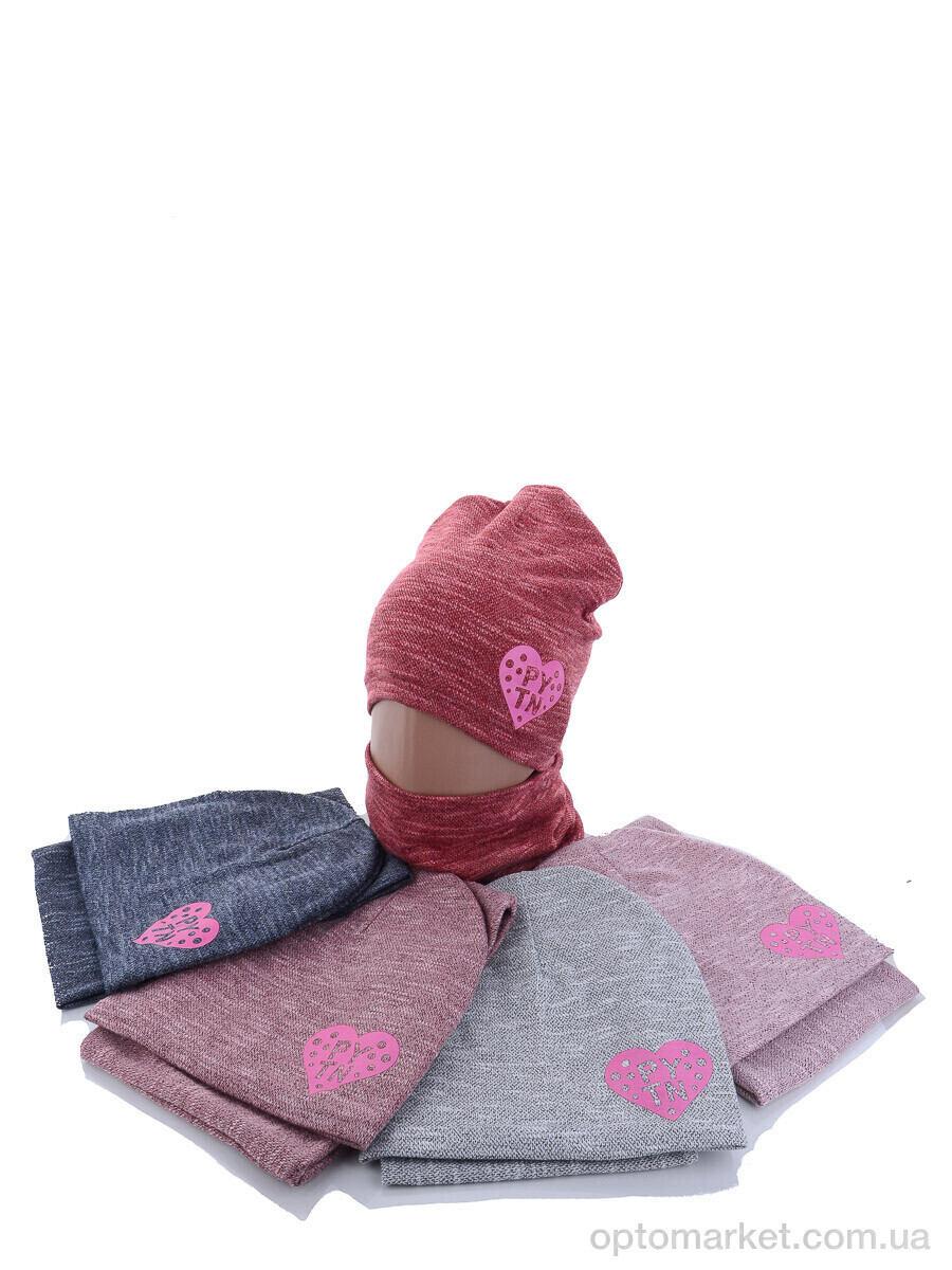 Купить Шапка жіночі KA453 комплект mix Red Hat мікс, фото 1