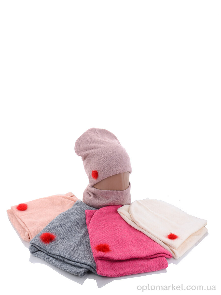 Купить Шапка жіночі KA456-2 комплект mix Red Hat мікс, фото 1