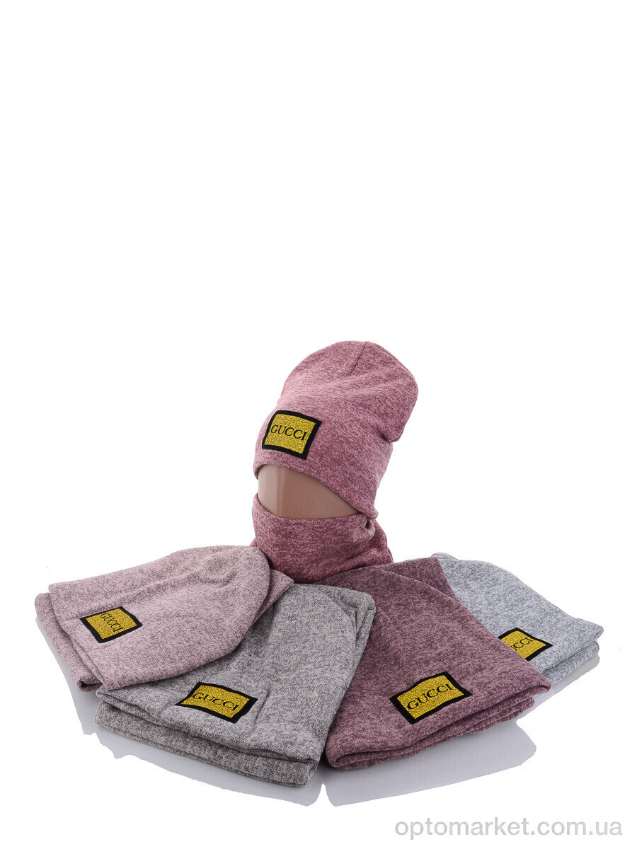 Купить Шапка жіночі KA461 комплект mix фліс G.cci мікс, фото 2