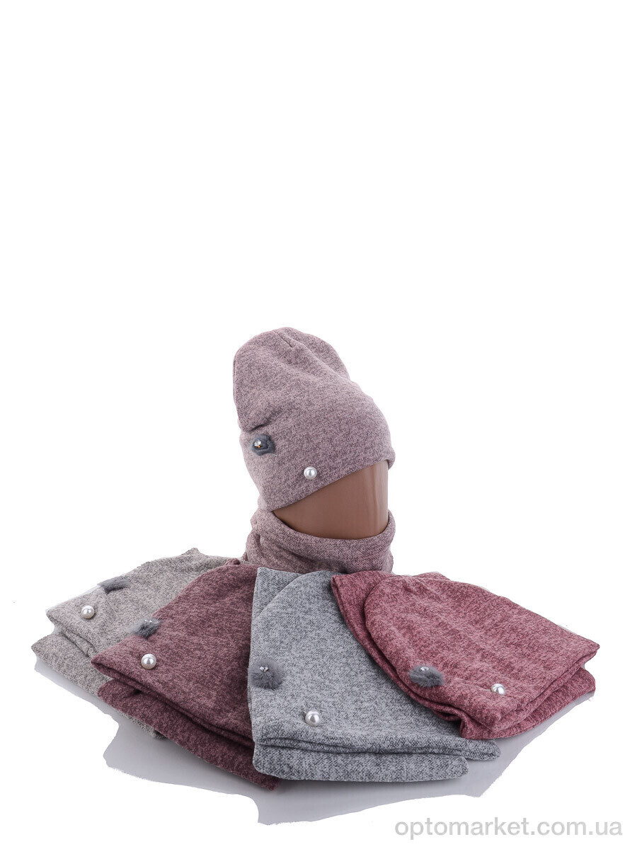 Купить Шапка жіночі KA474 комплект mix Red Hat мікс, фото 1