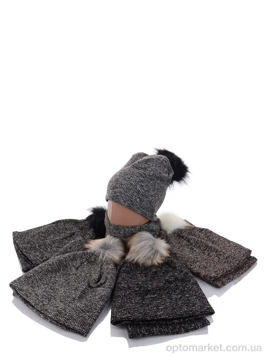 Купить Шапка жіночі KA483 комплект mix Red Hat мікс, фото 1