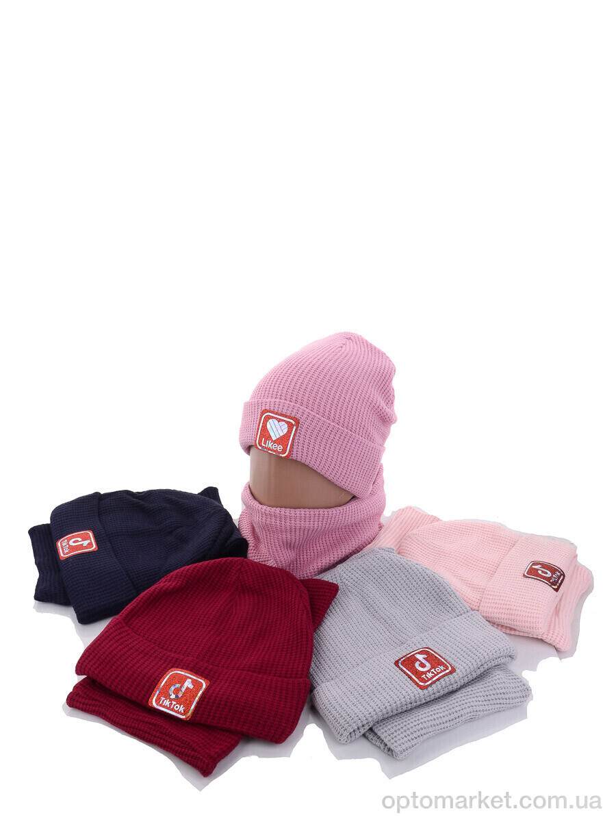 Купить Шапка жіночі KA489 комплект mix Red Hat мікс, фото 1