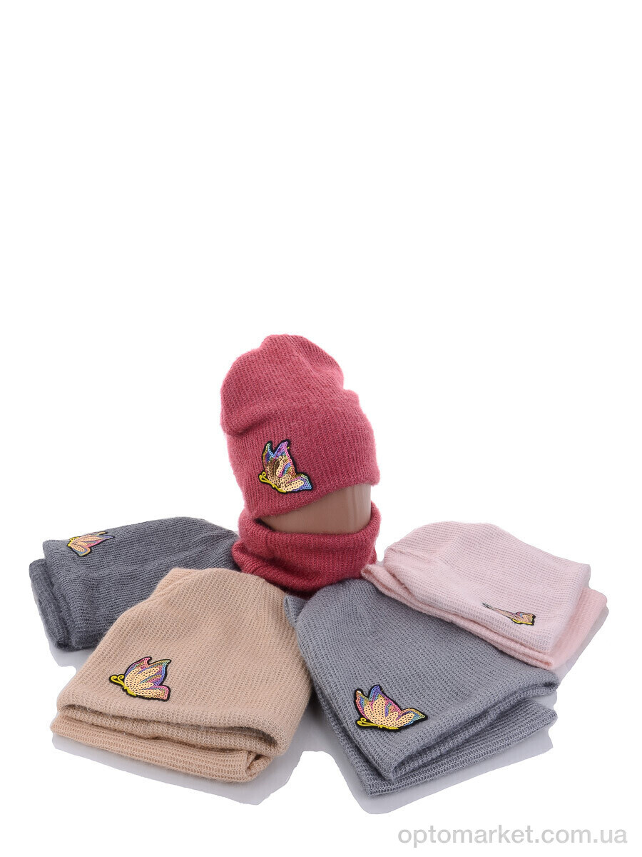 Купить Шапка жіночі KA490 комплект mix Red Hat мікс, фото 1