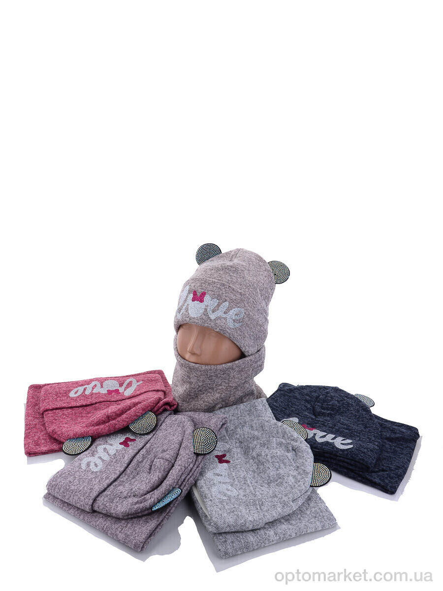 Купить Шапка жіночі KA492 комплект mix Red Hat мікс, фото 1