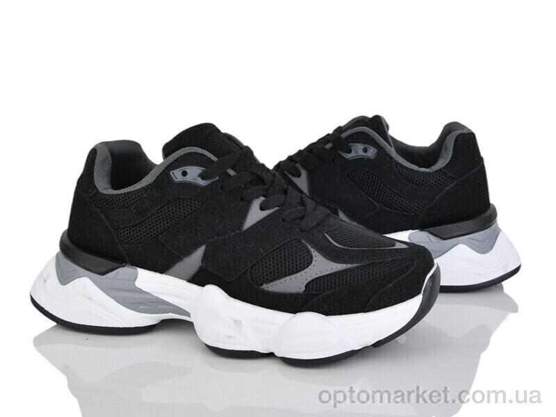 Купить Кросівки жіночі KA53-6 Kaker чорний, фото 1