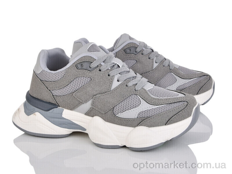 Купить Кросівки жіночі KA53-7 Kaker сірий, фото 1