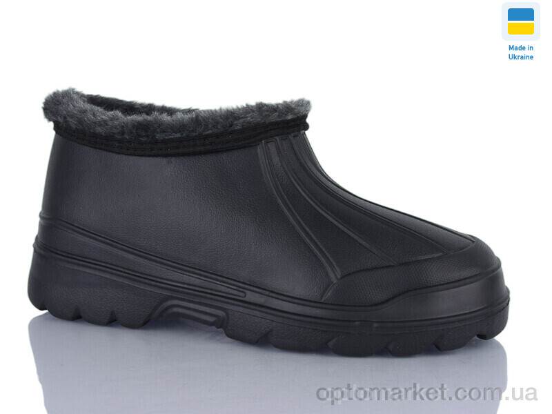 Купить Галоші унісекс Калоші МЖ чорний Cross чорний, фото 1
